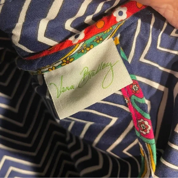 Vera Bradley Venetian Tote Double Handle Purse And Wallet ID/Money Holder - Picture 10 of 15